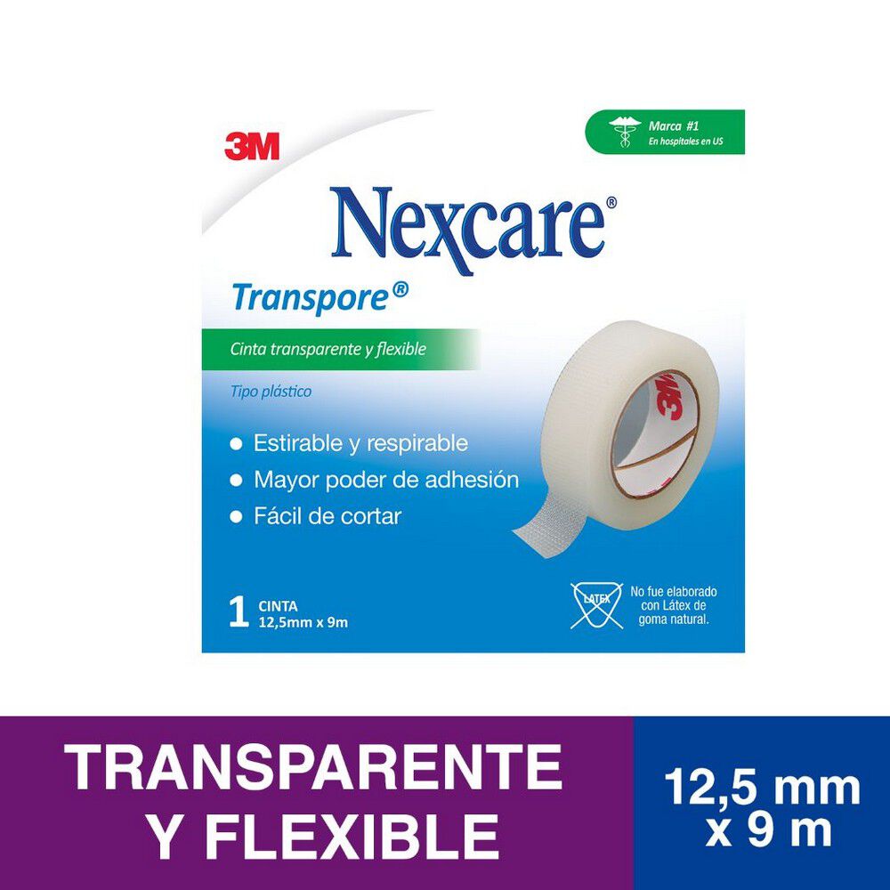 Cinta-Transparente-Transpore-12.5-mm-x-9.1-mts-imagen-1