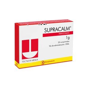 Supracalm-Paracetamol-1000-mg-20-Comprimidos-Recubierto-imagen