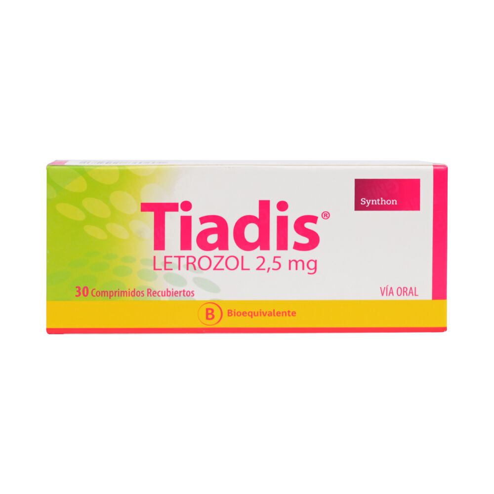 Tiadis-Letrozol-2,5-mg-30-Comprimidos-Recubiertos-imagen