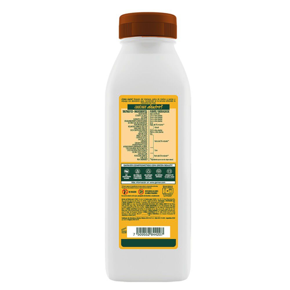 Garnier-Hair-Food-Acondicionador-Coco-Reparación-Cabello-Dañado-300-mL-imagen-3