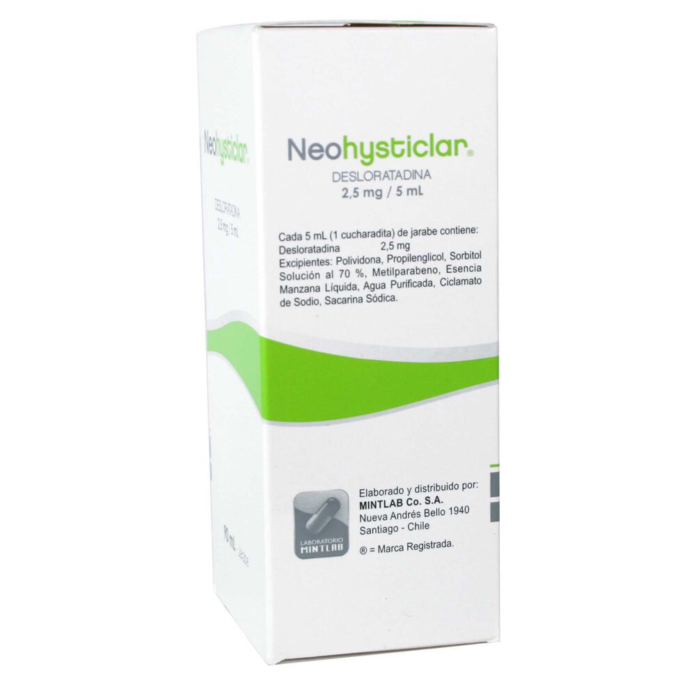 Neohysticlar-Desloratadina-2,5-mg-/-5-mL-Jarabe-90-mL-imagen-2