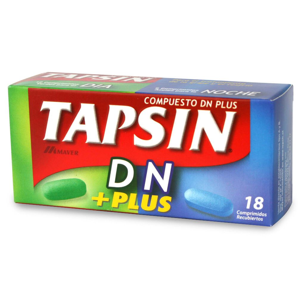 Tapsin-Día-Noche-Plus-Paracetamol-400-mg-18-Comprimidos-Recubiertos-imagen-1