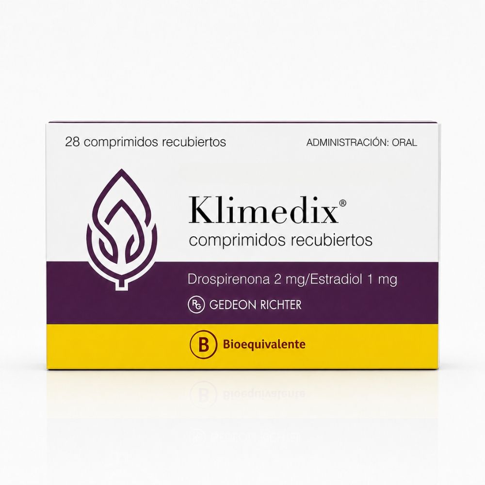 Klimedix Drospirenona 2 Mg / Estradiol Hemihidrato 1 Mg