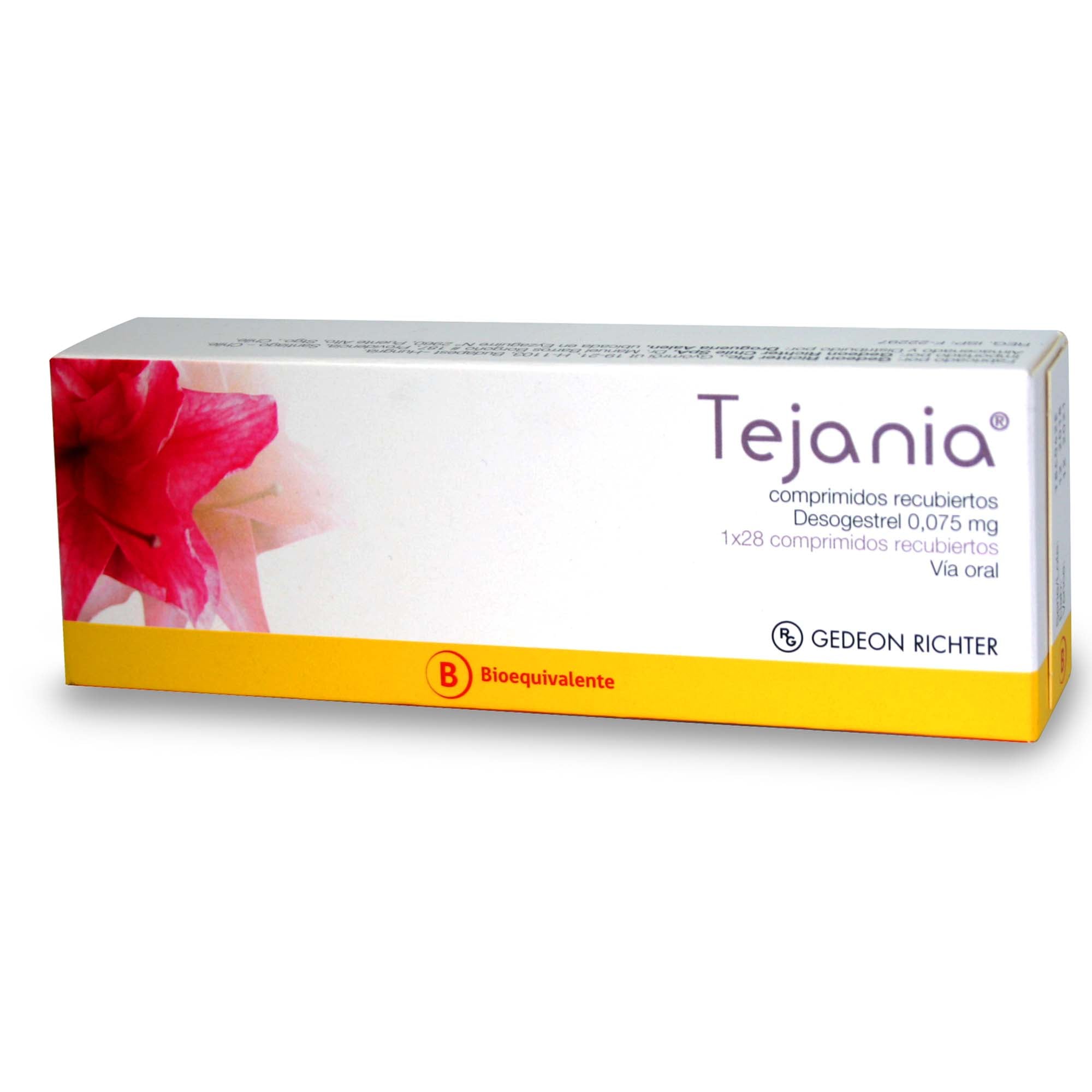 Tejania Desogestrel 75 mcg 28 Comprimidos Recubiertos