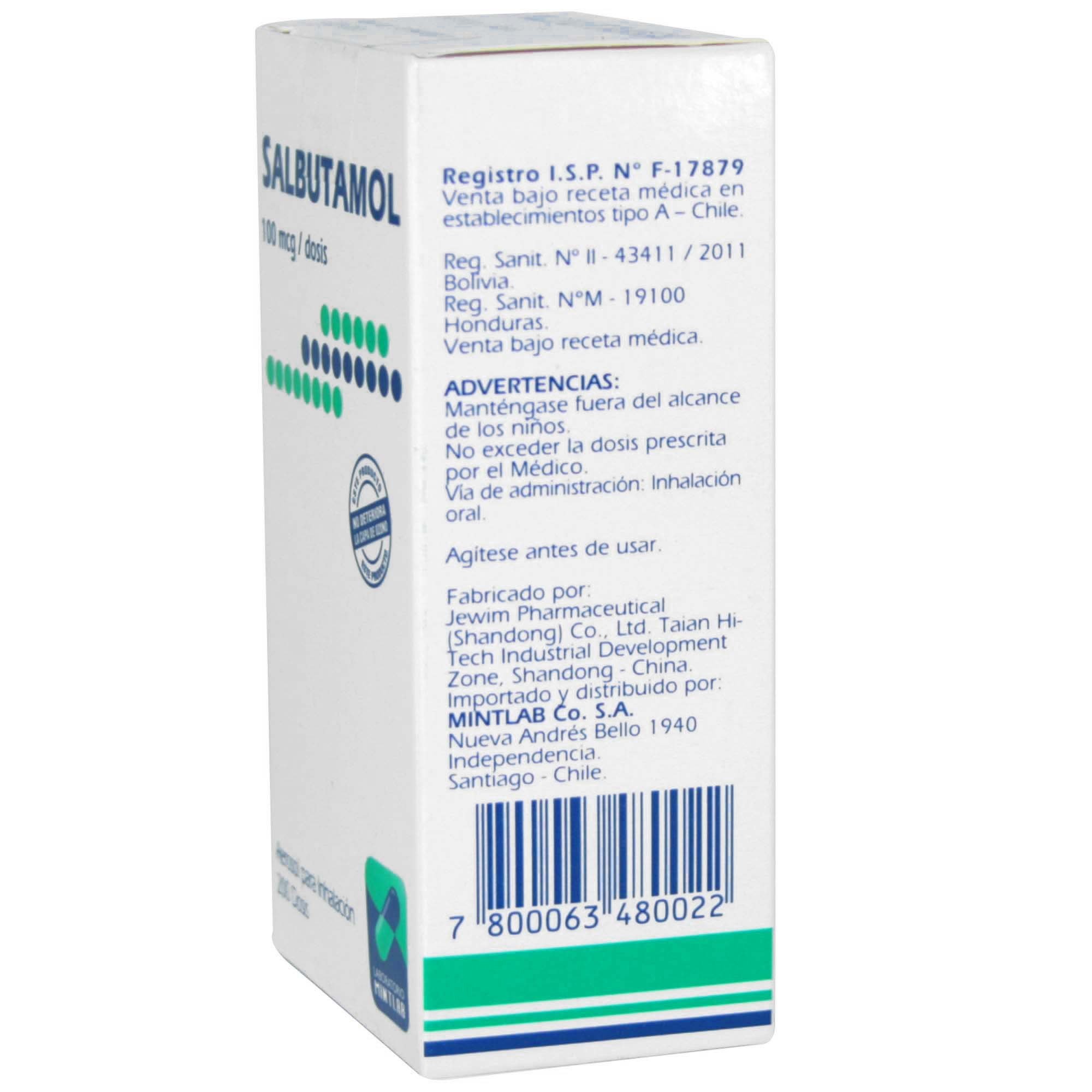 albuterol precio