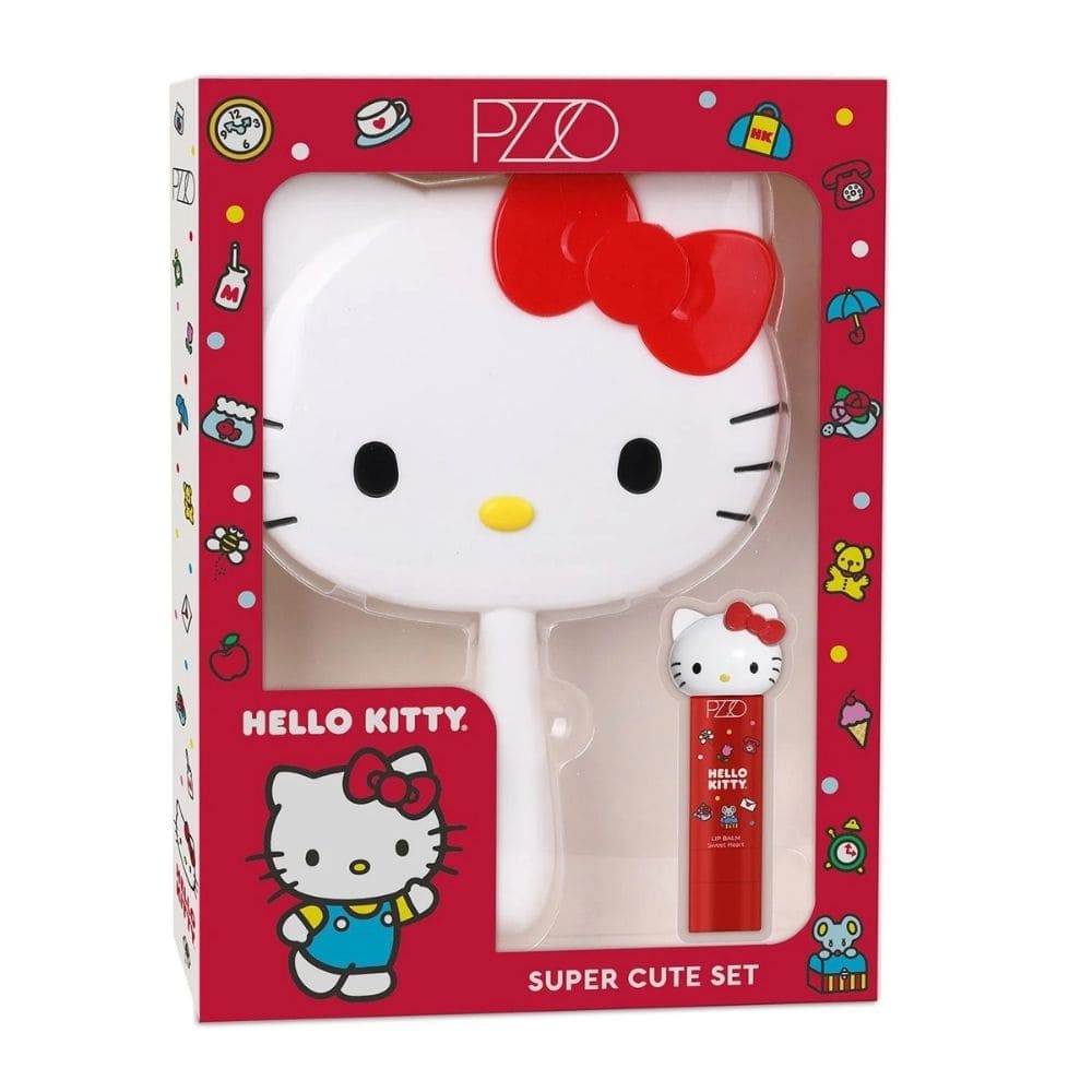 Set Super Cute Hello Kitty Espejo + Bálsamo | Cruz Verde