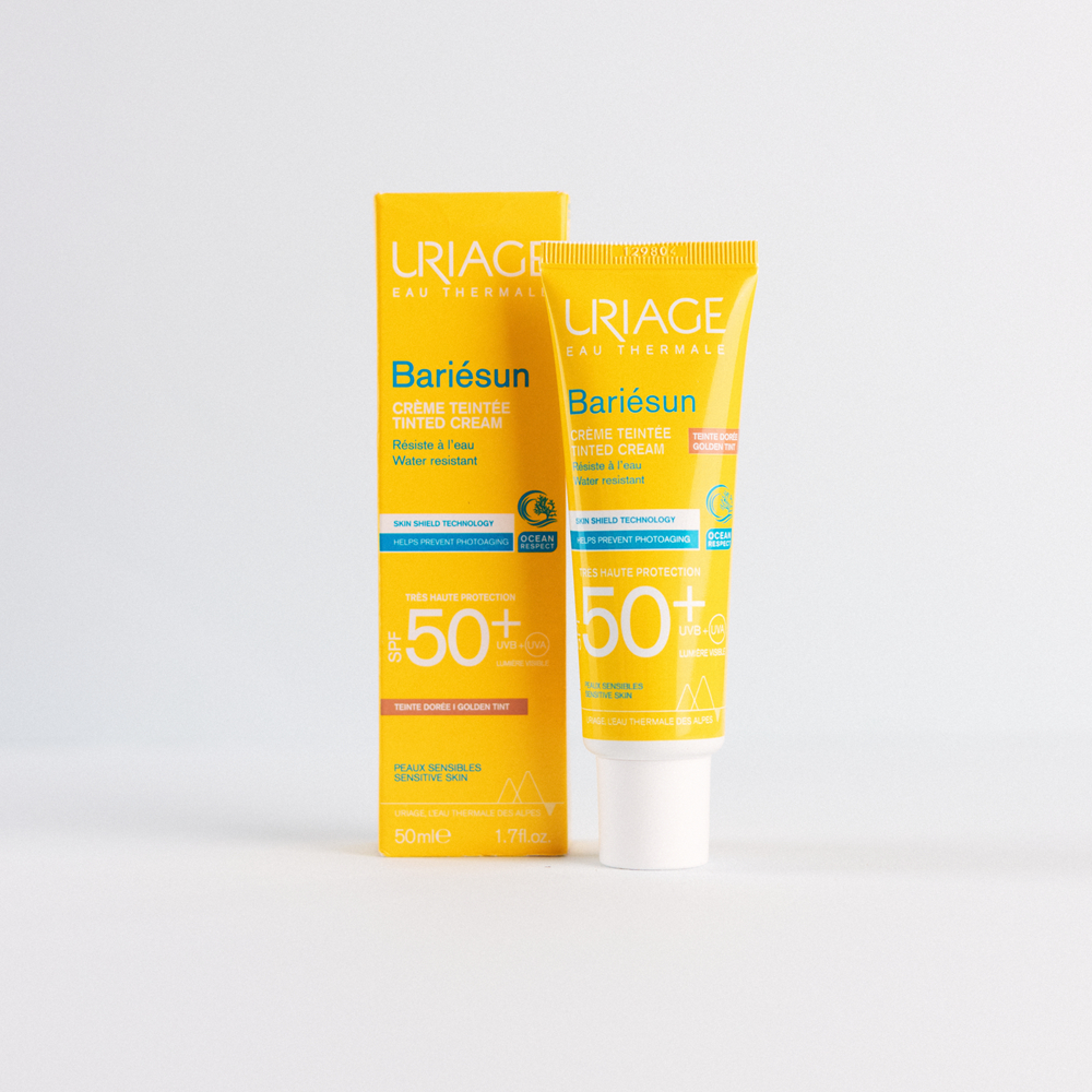 Protector Solar Rostro Bariésun Crema con Color SPF50+ 50ml | Cruz Verde