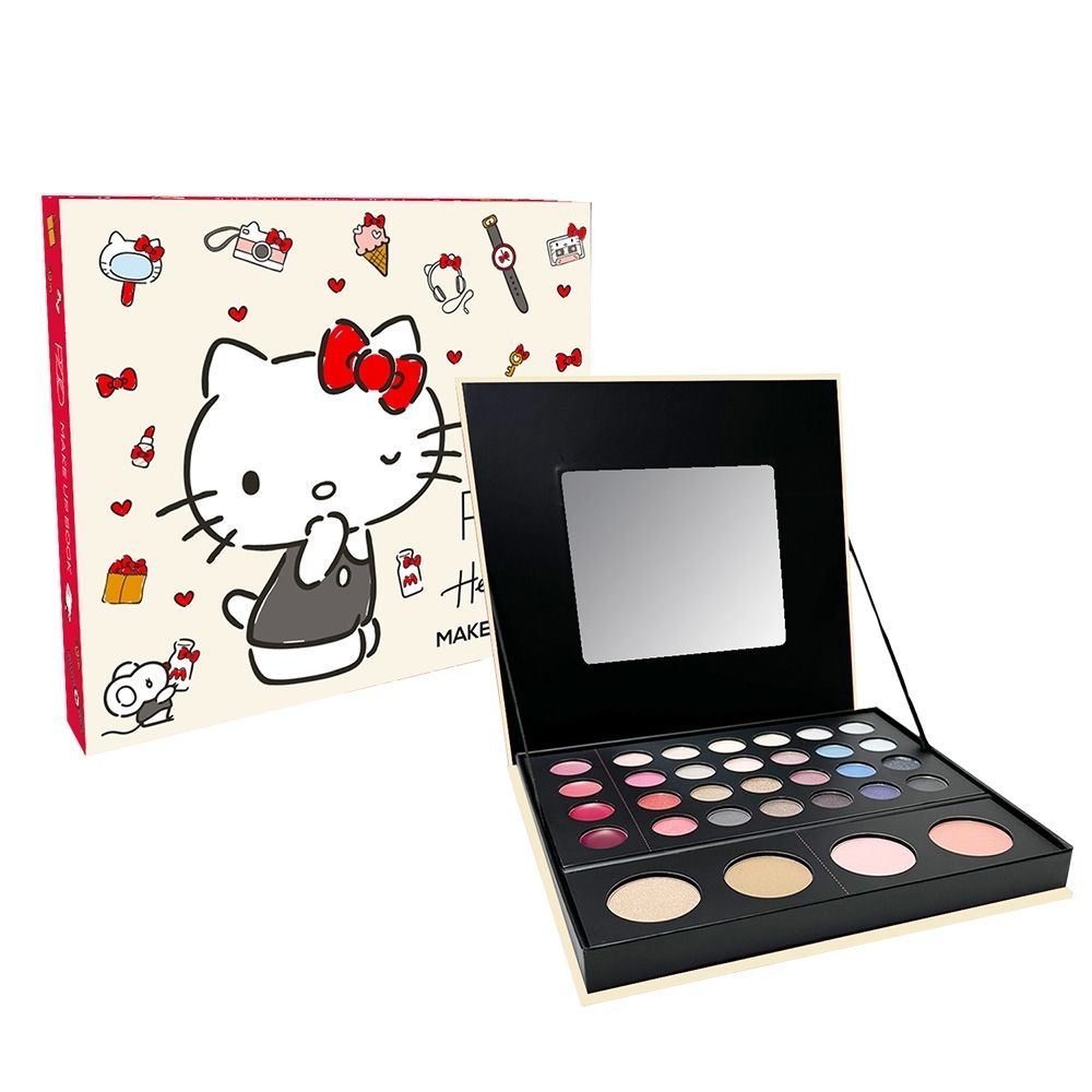 Kit De Maquillaje Make Up Book Hello Kitty Cruz Verde