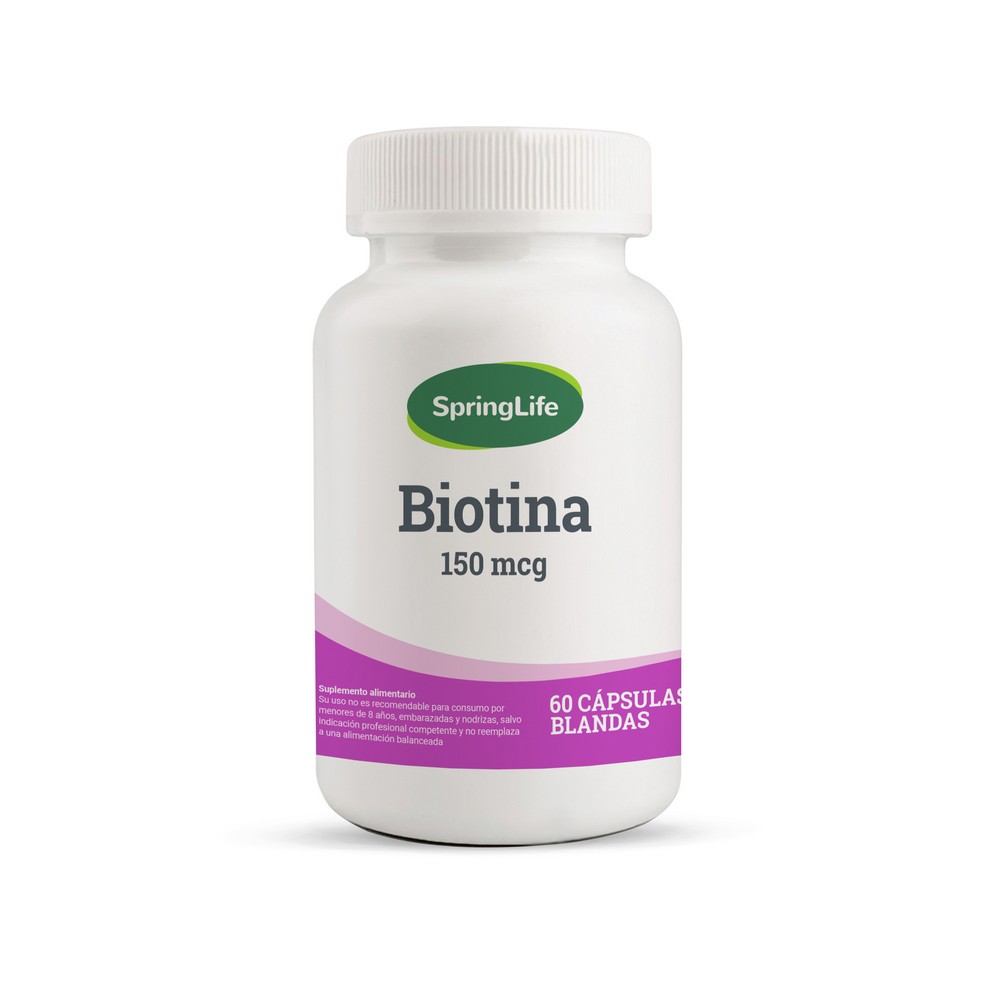 Biotina 60 Cápsulas Blandas