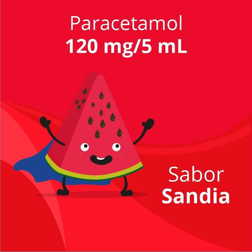 Kitadol Paracetamol 120 mg/5ml Jarabe 60 mL Farmacias Cruz Verde