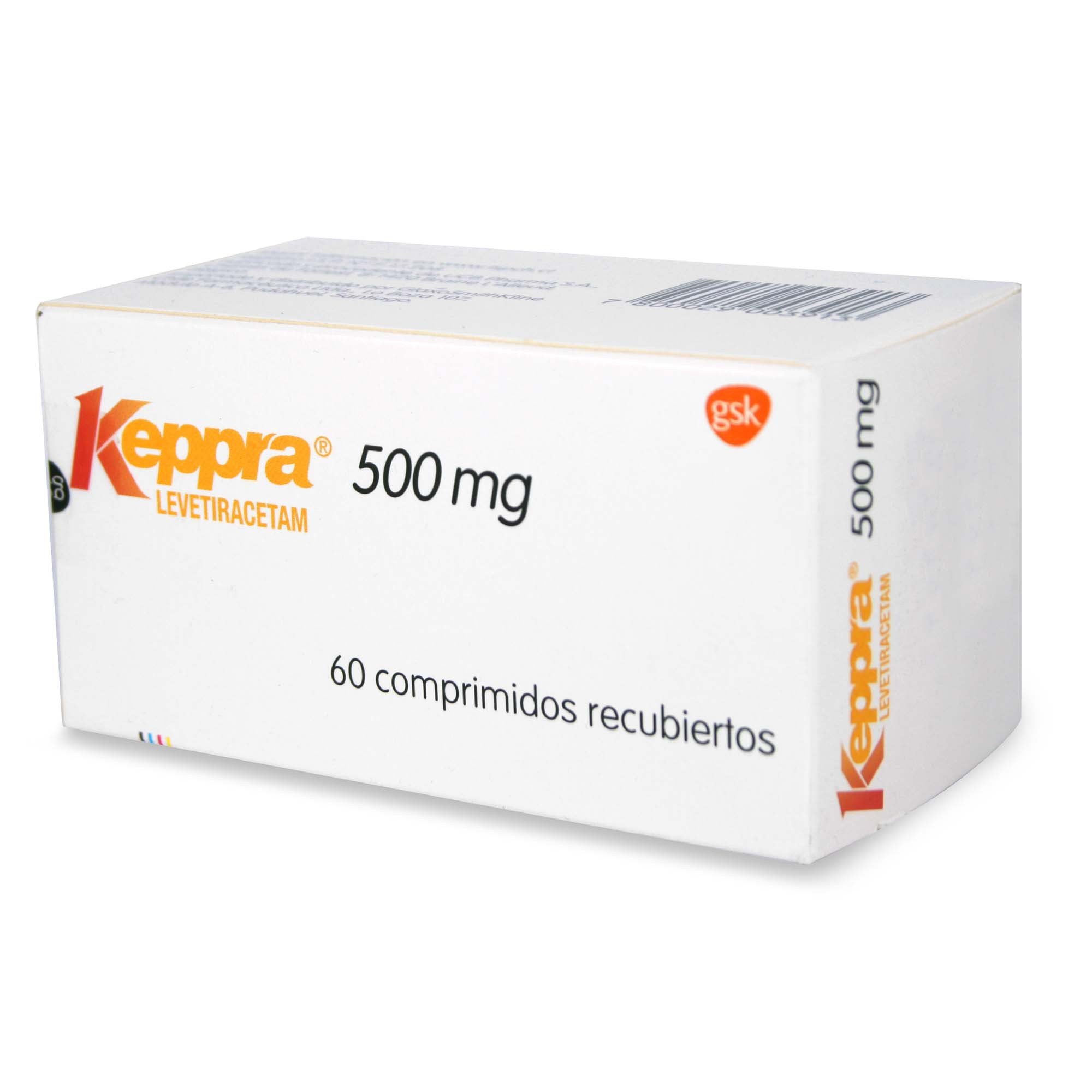 Keppra Levetiracetam 500 Mg 60 Comprimidos Recubierto | Cruz Verde