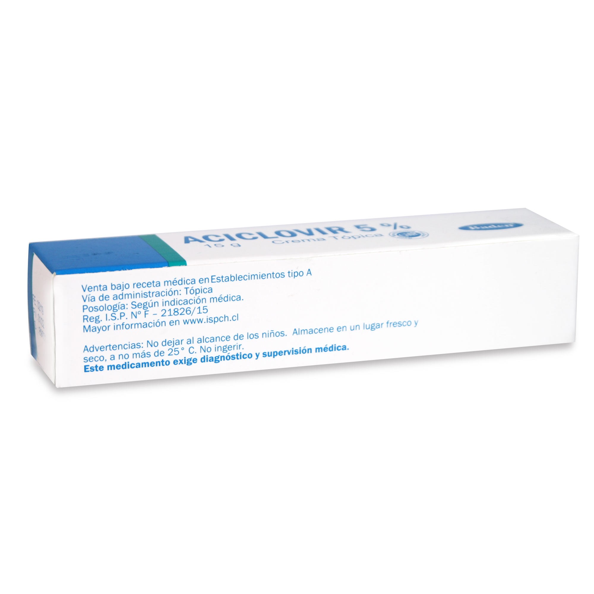 Aciclovir 5% Crema Tópica 15 gr | Farmacias Cruz Verde