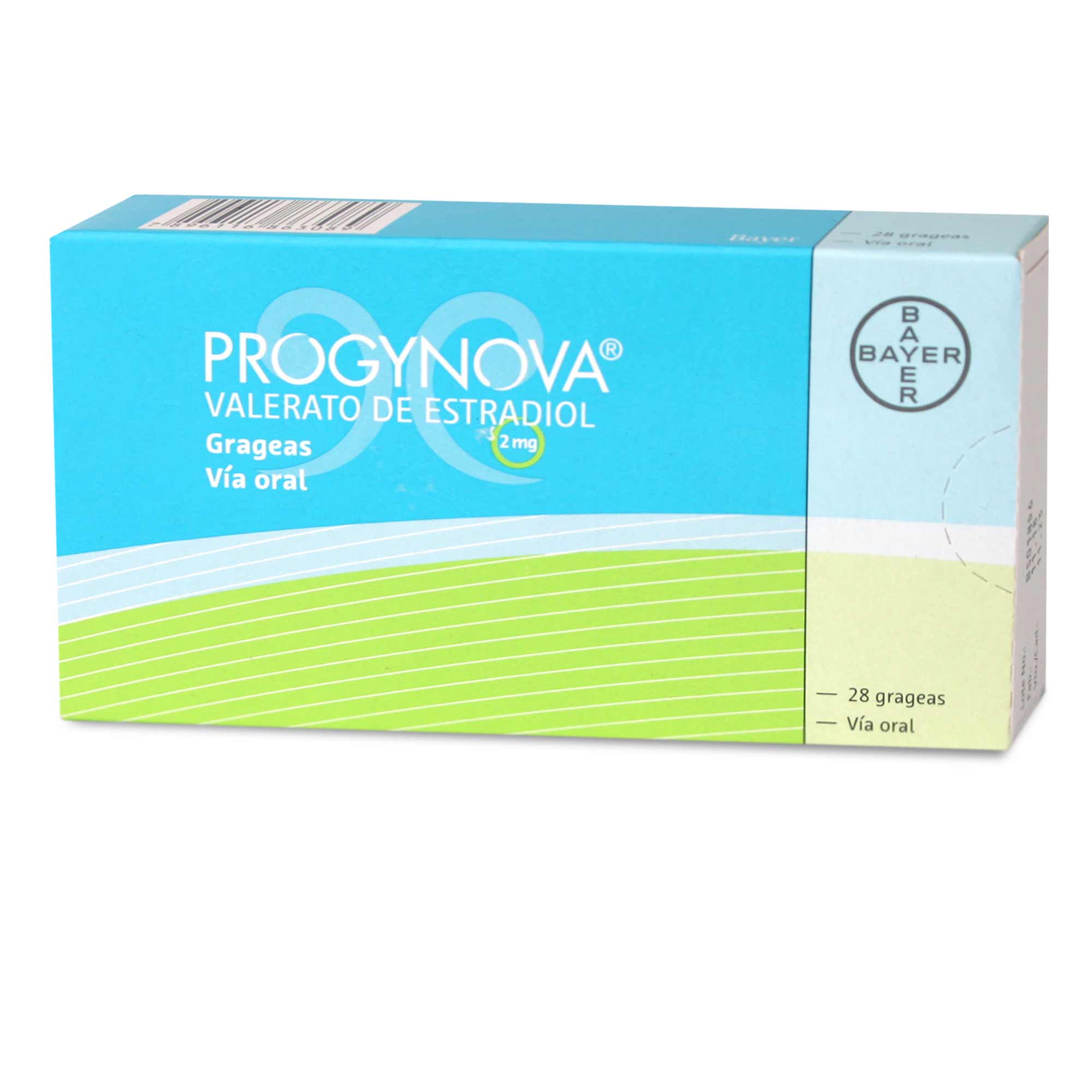 Progynova Estradiol Valerato 2 mg 28 Grageas