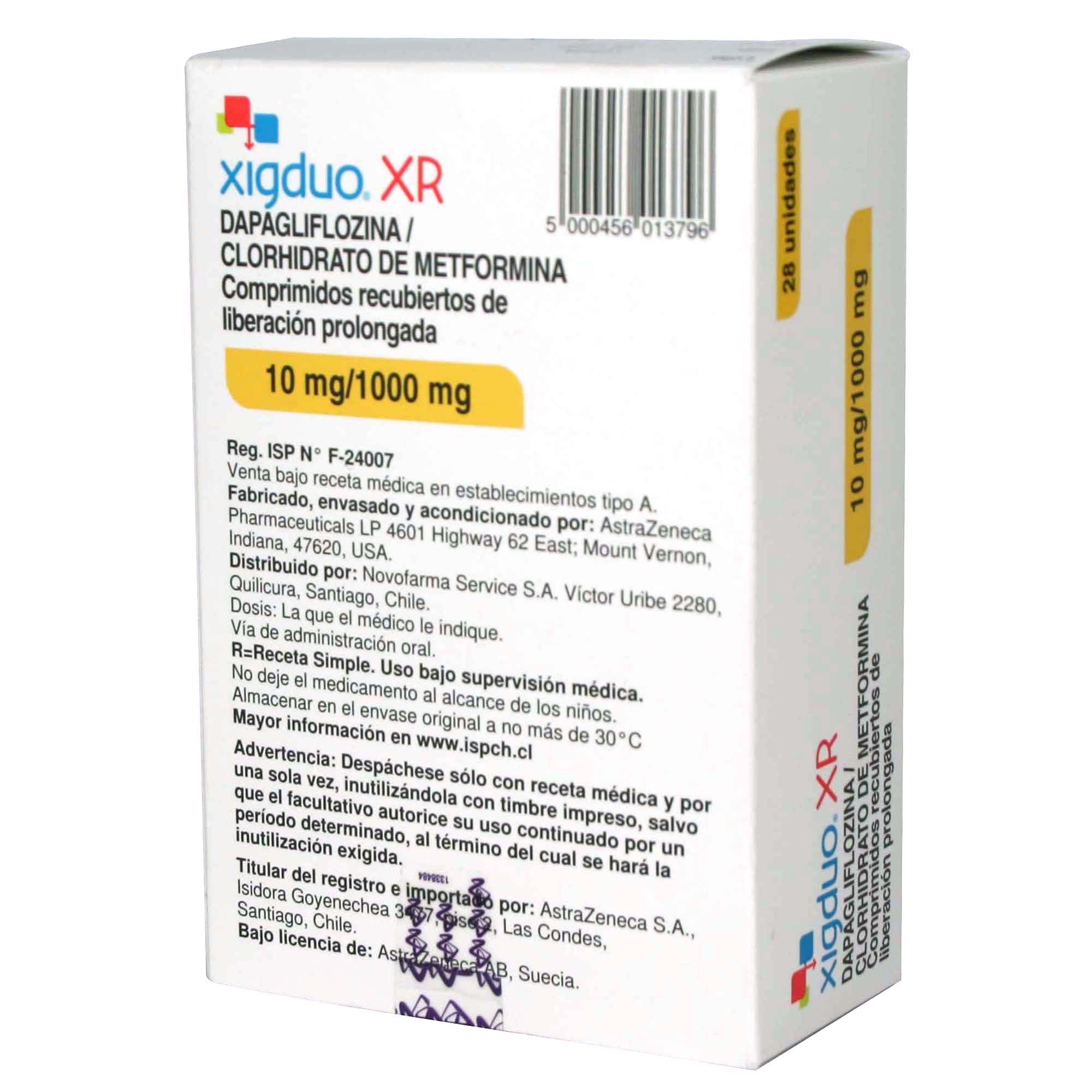 Xigduo Xr Dapagliflozina 10 Mg 28 Comprimidos Cruz Verde 5645