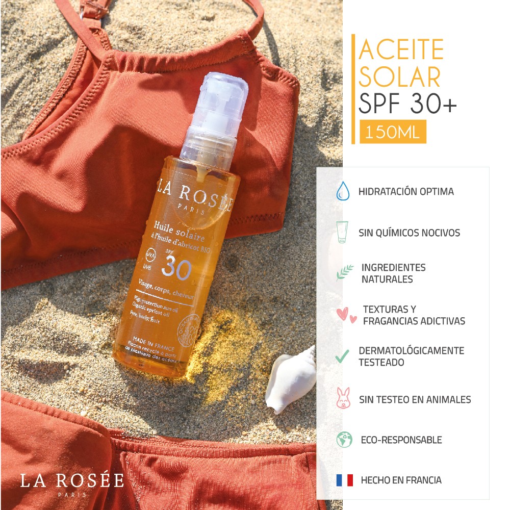 Rosee Aceite Solar SPF30 150 ml | Farmacias Cruz Verde
