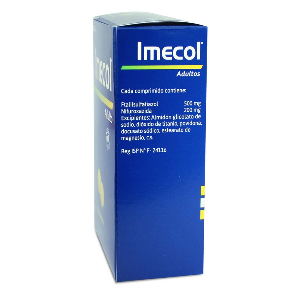 Imecol Nifuroxazida 200 mg 8 Comprimidos | Cruz Verde