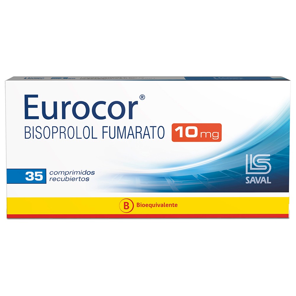 Eurocor Bisoprolol 10 mg 35 Comprimidos