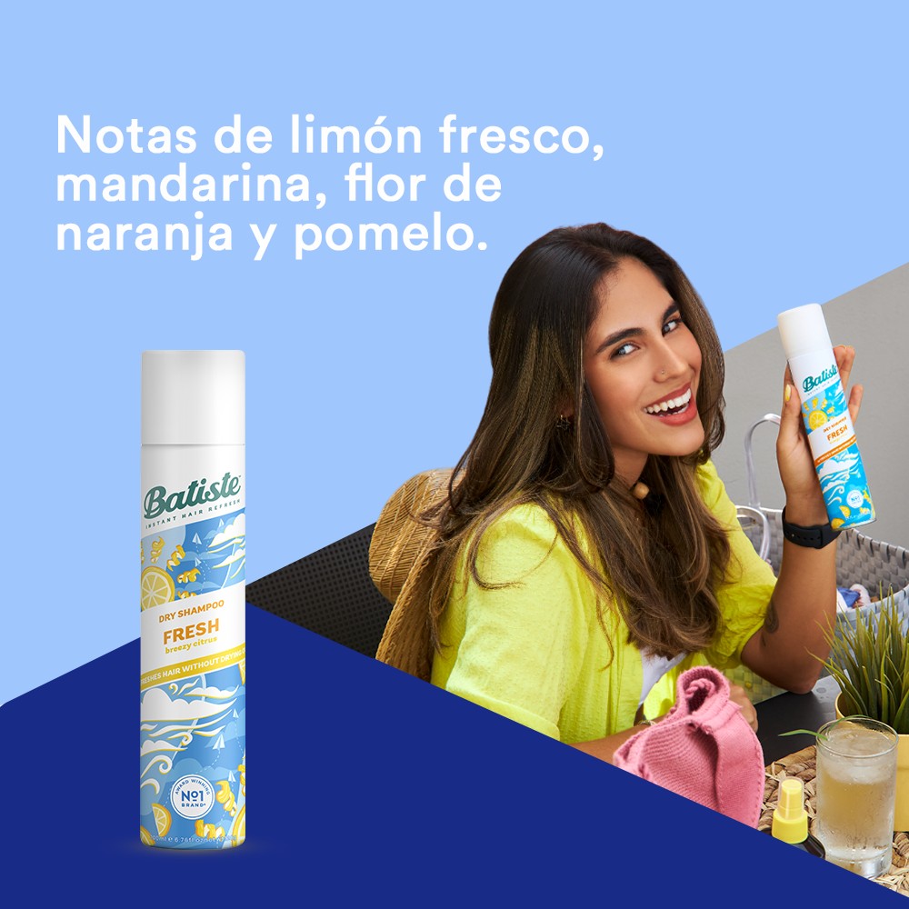 Shampoo En Seco Fresh 200 ml Farmacias Cruz Verde