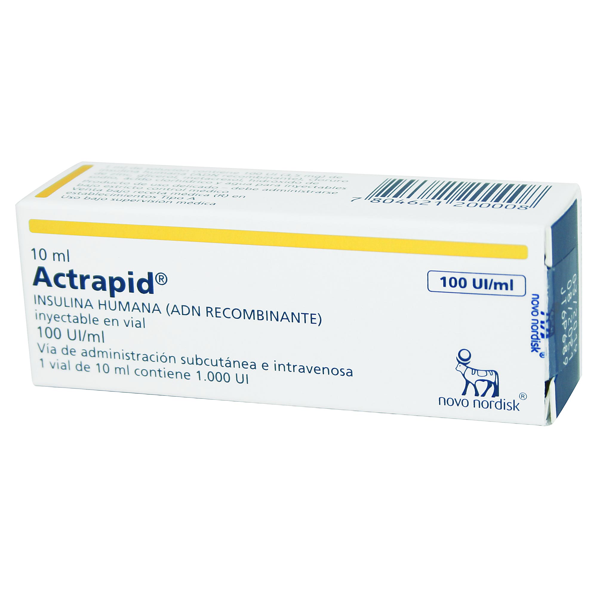 Actrapid-Hm Insulina Soluble Humana 100 UI 1 Ampolla