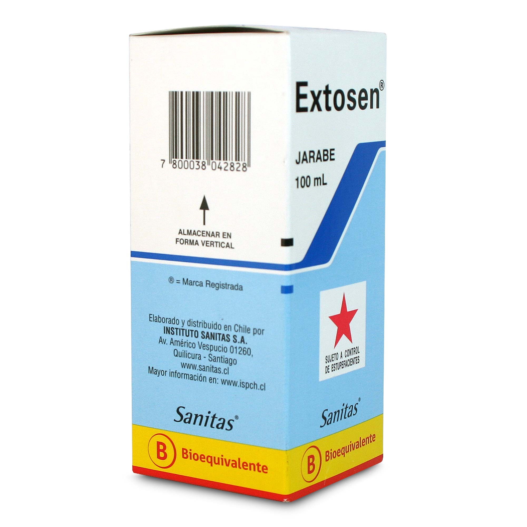 Extosen Codeina 7,5 Mg / 5 ML Jarabe 100 ML | Farmacias Cruz Verde