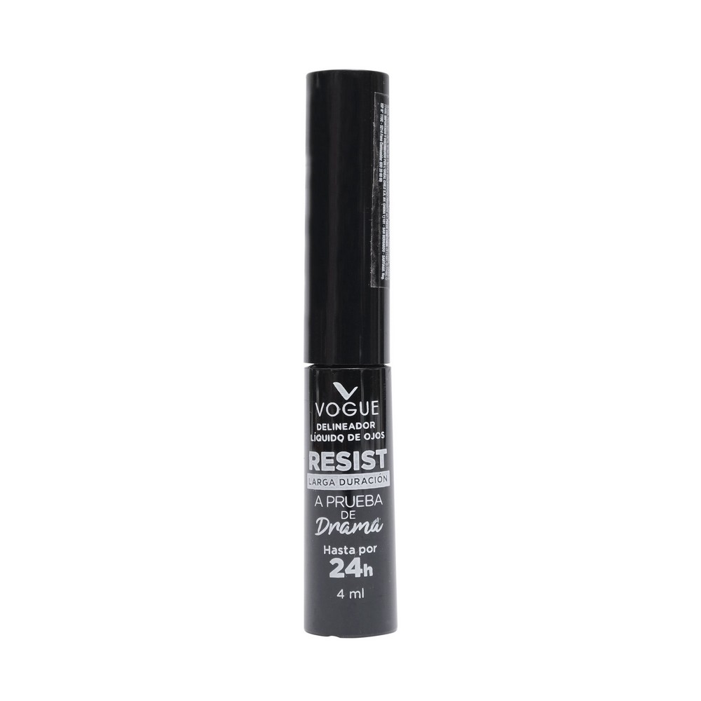 Delineador de Ojos Liquido Resist a Prueba de Drama Negro 4 mL