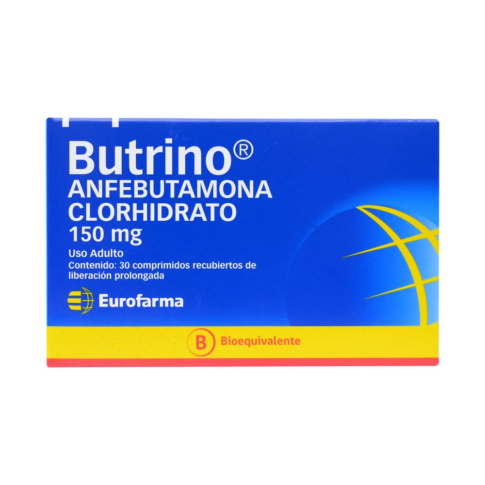 Butrino Bupropion 150 mg 30 Comprimidos