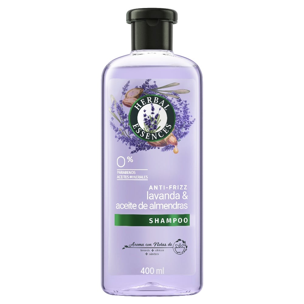 Shampoo Antifrizz Lavanda & aceite de almendras 400 ml Farmacias Cruz