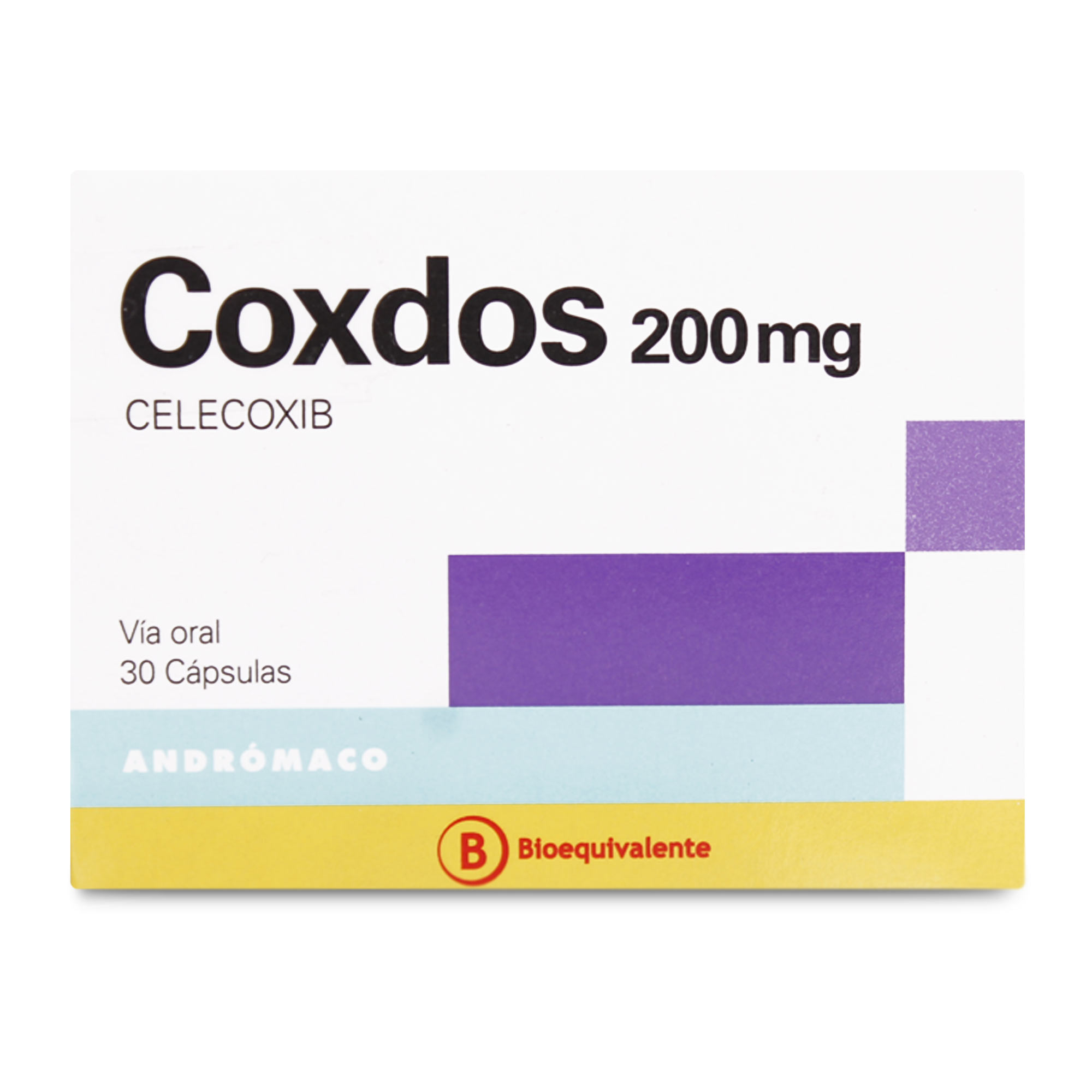 Coxdos Celecoxib 200 Mg 30 Cápsulas | Farmacias Cruz Verde