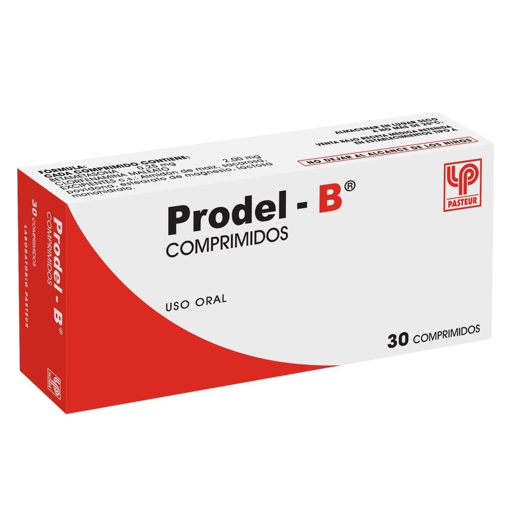 Prodel-B Betametasona 2 Mg 30 Comprimidos | Cruz Verde