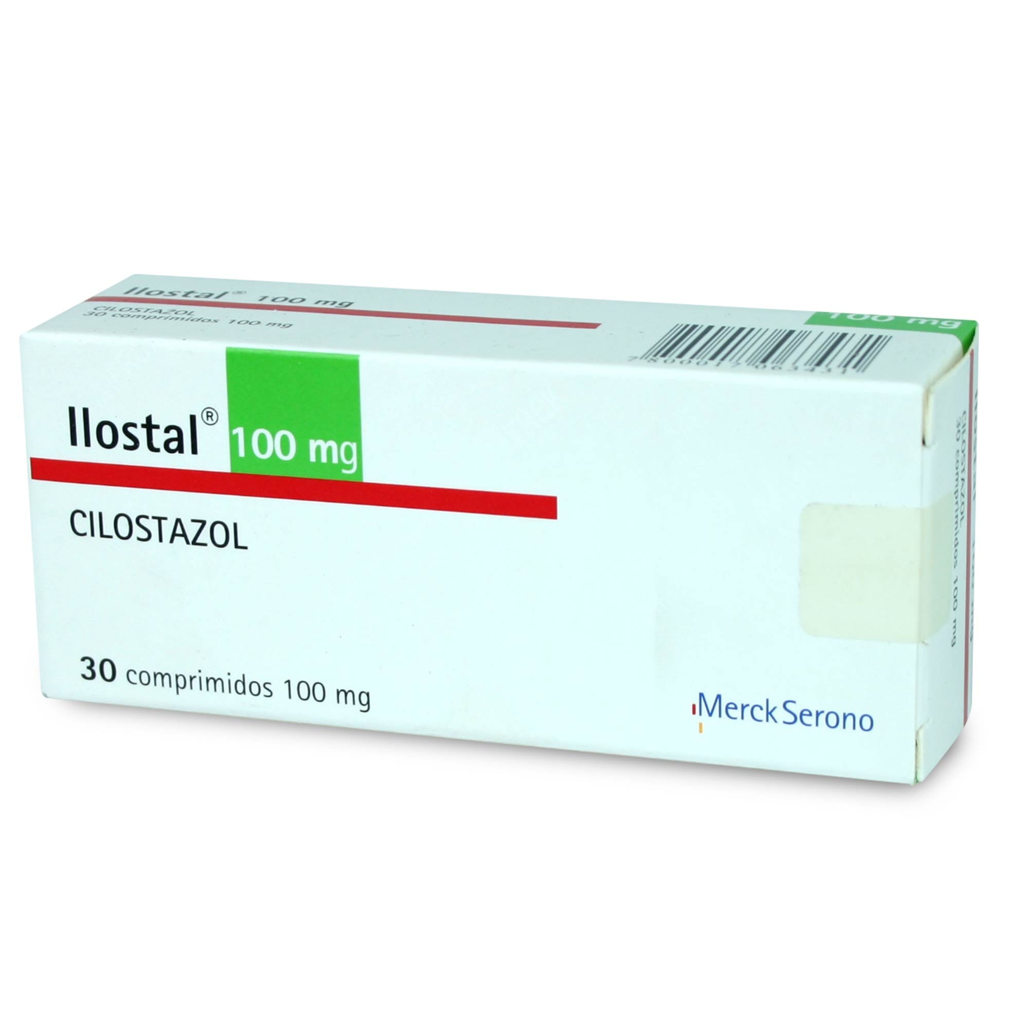 Ilostal Cilostazol 100 mg 30 Comprimidos