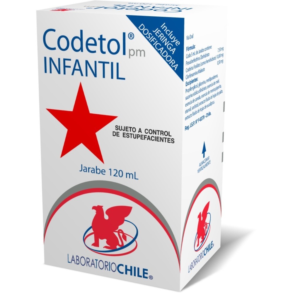 Cedetol Pm Infantil Codeína 10 mg / 5 mL Jarabe 120 mL | Farmacias Cruz  Verde
