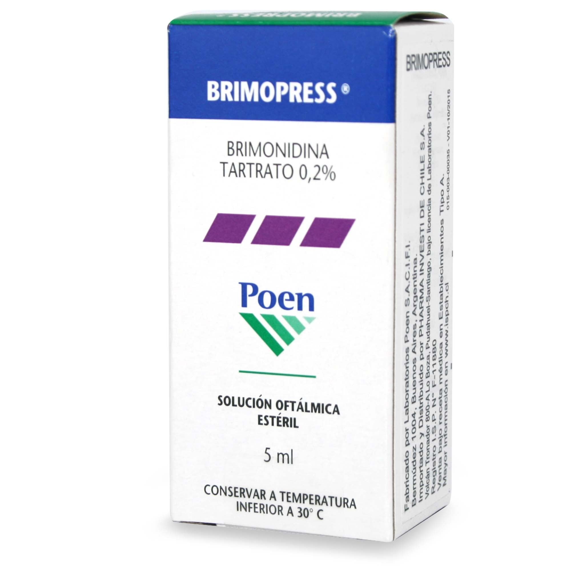 Brimopress Brimonidina 0,2% Solucion Oftalmica 5 mL