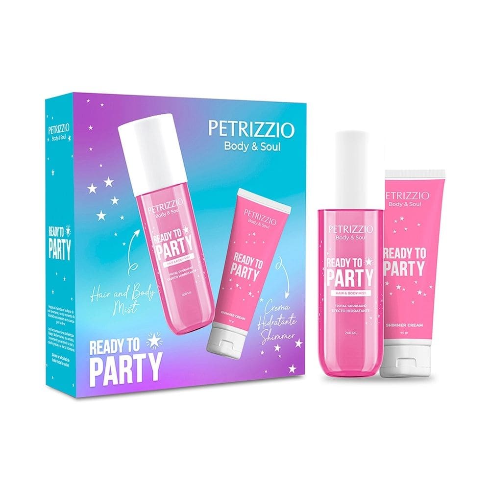 Set Body Mist Ready To Party + Crema Shimmer