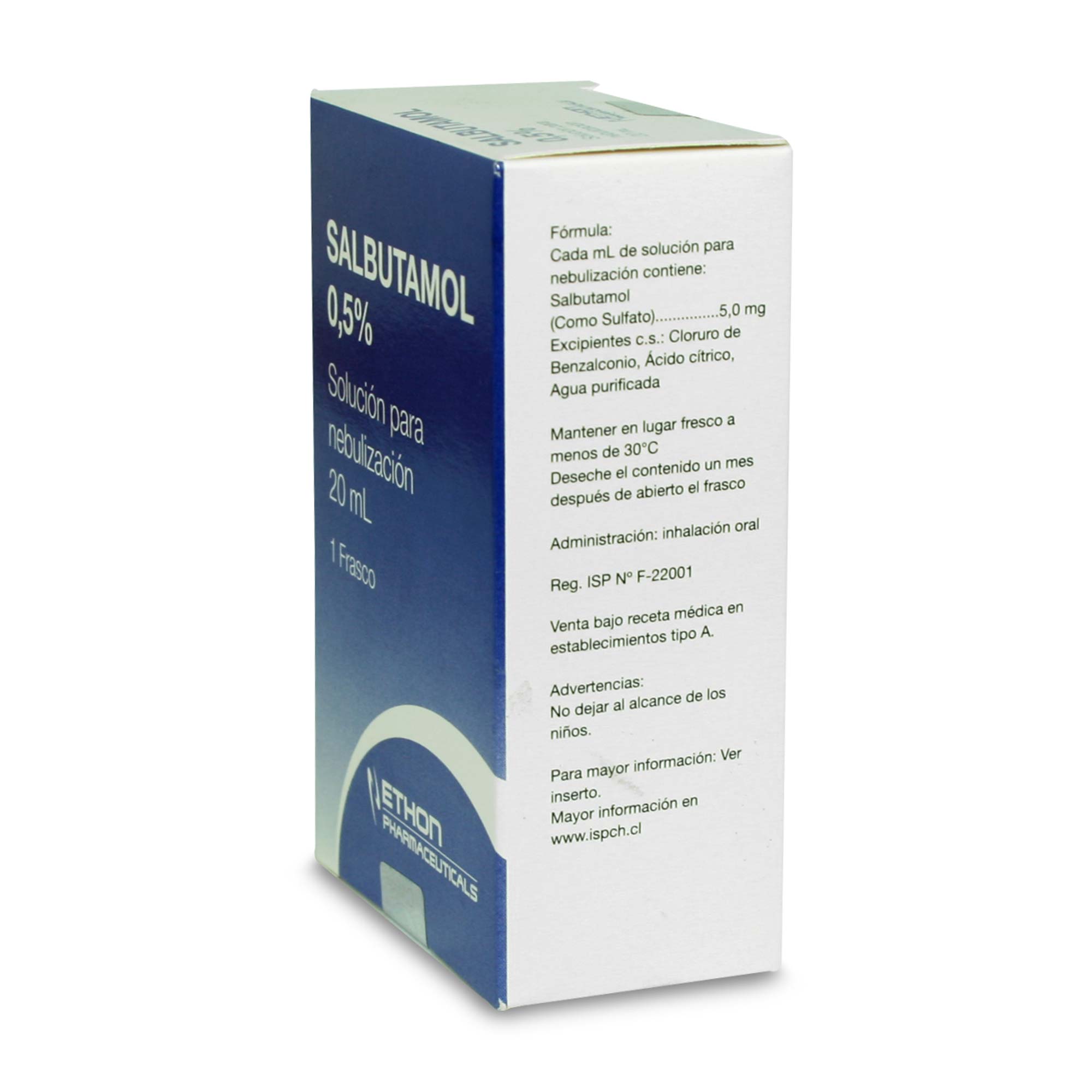 Salbutamol nebulizacion precio