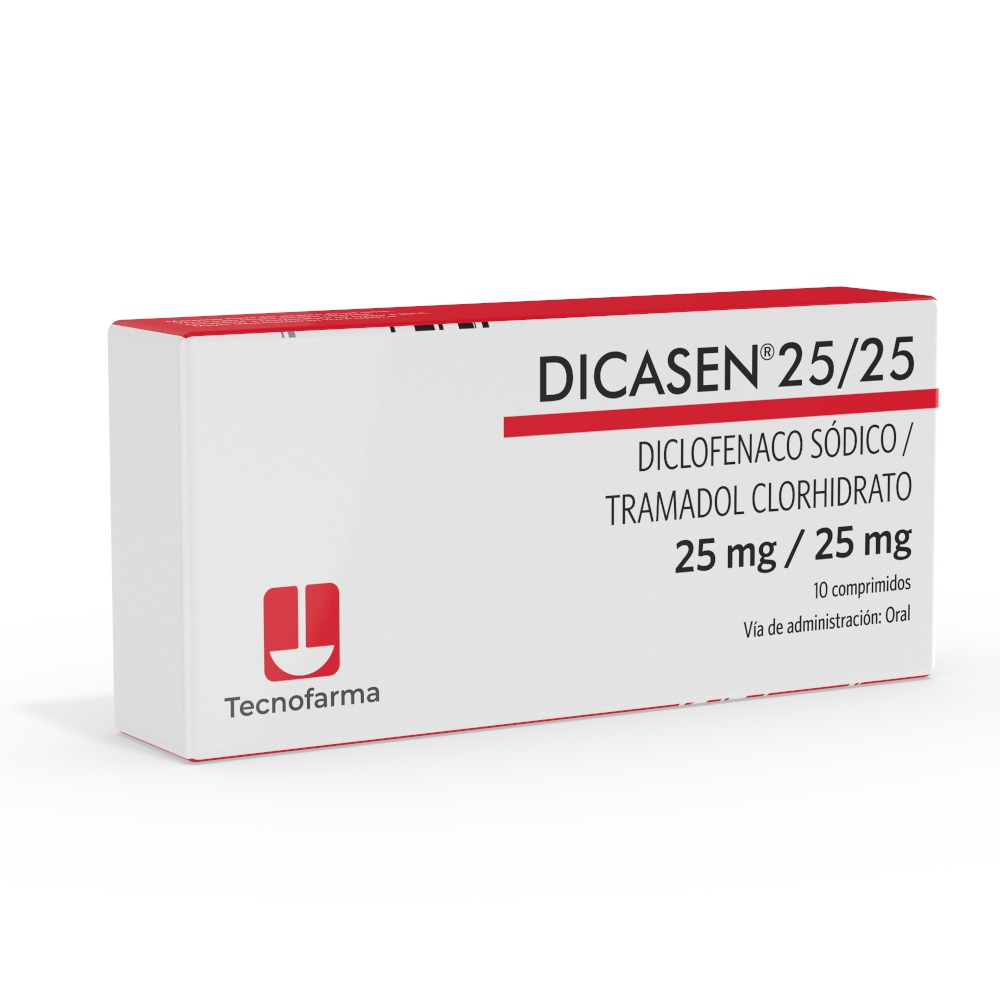 Diclofenaco Sodico/Tramadol Clorhidrato 25-25 Comprimidos