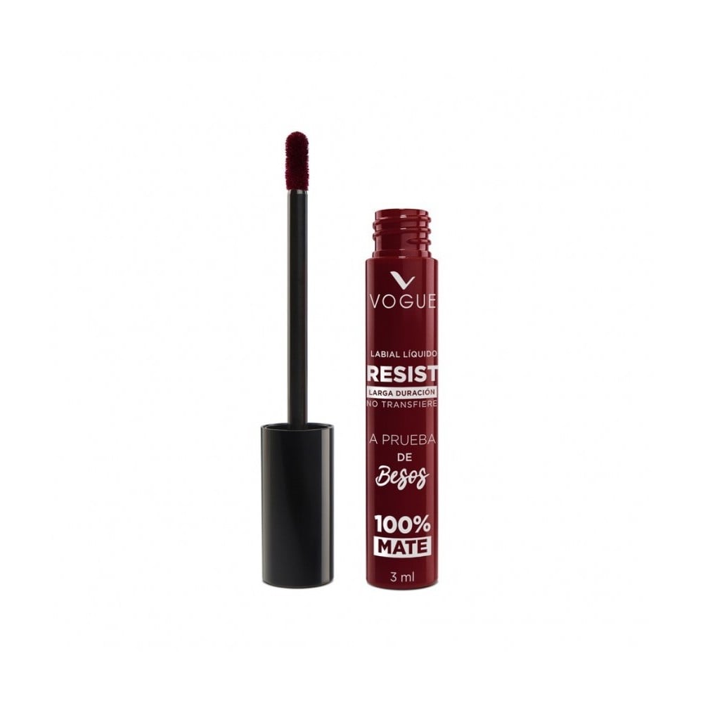 Labial Liquido Resiste A Prueba de Besos 100% Mate Atrevida 3 mL