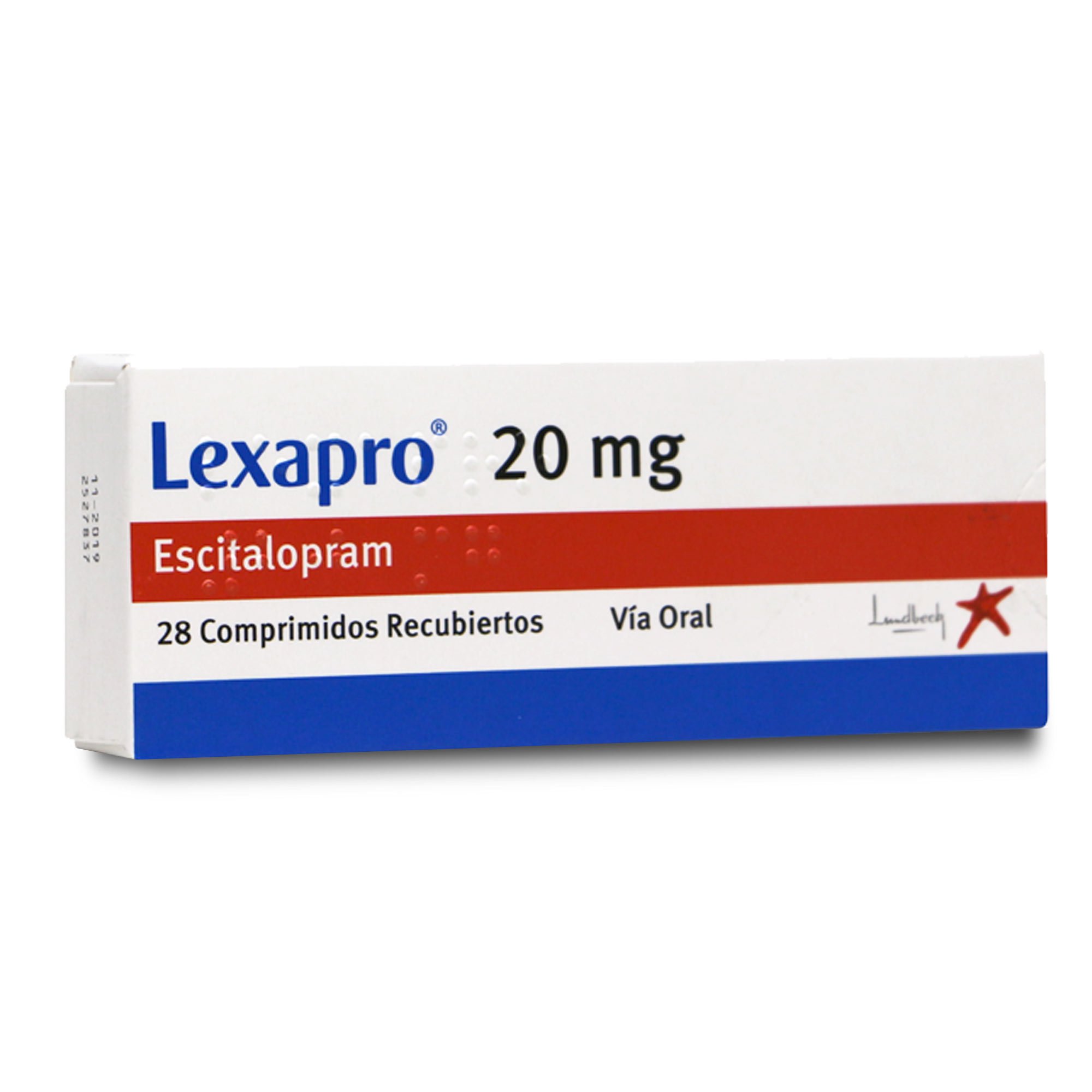 Lexapro Escitalopram 20 Mg 28 Comprimidos Recubiertos | Cruz Verde