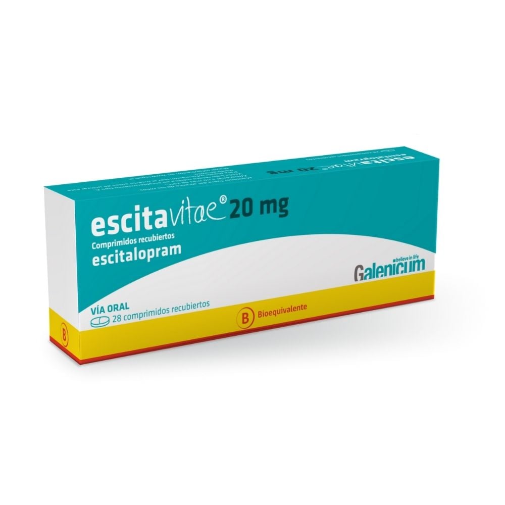 Escitavitae 20 Mg 28 Comprimidos Recubiertos
