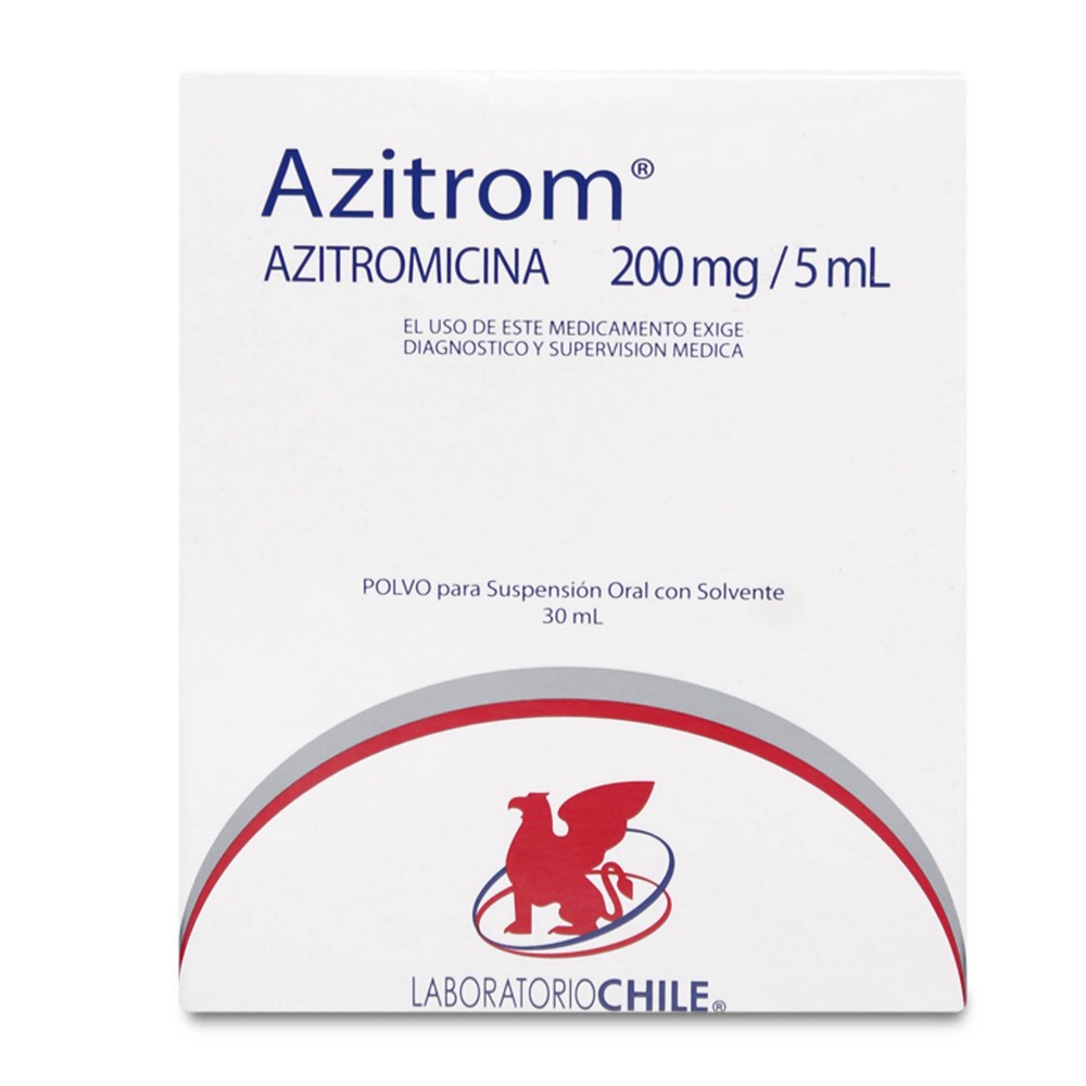 Azitrom Azitromicina 200 mg Suspensión 5 mL