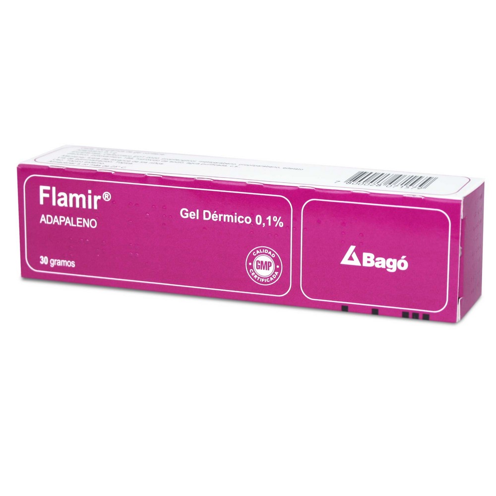 Flamir Adapaleno 0,1% Gel Tópico 30 gr