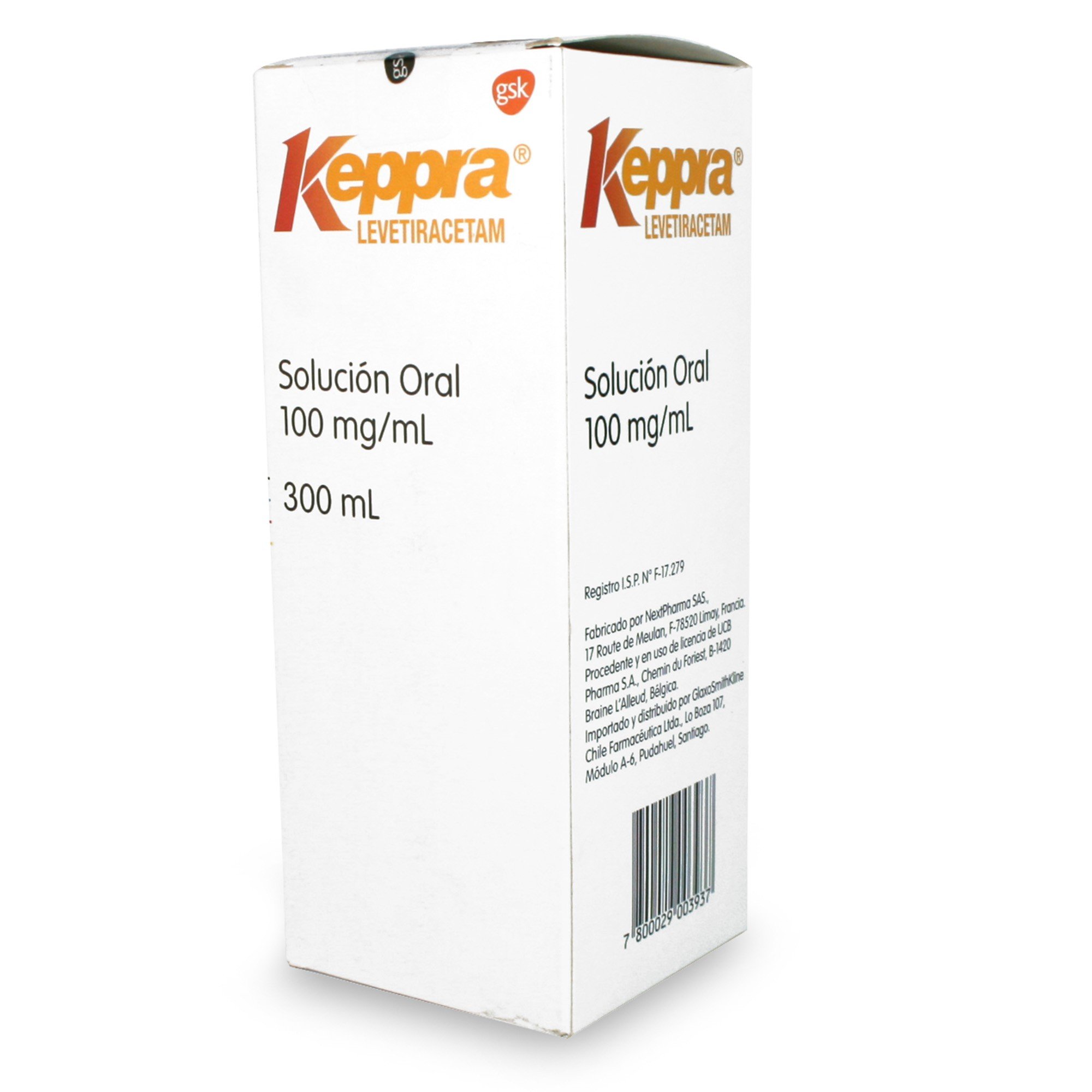 Keppra Levetiracetam 100 Mg/ml Solución Oral 300 ML | Farmacias Cruz Verde