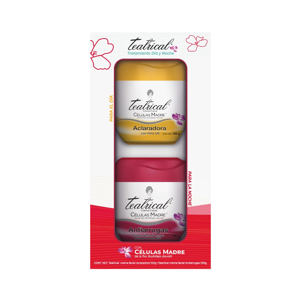 Pack Crema Facial Aclaradora 100Gr + Crema Facial Antiarrugas