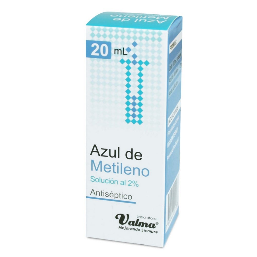 Azul de Metileno 2 Solución 20 mL Farmacias Cruz Verde