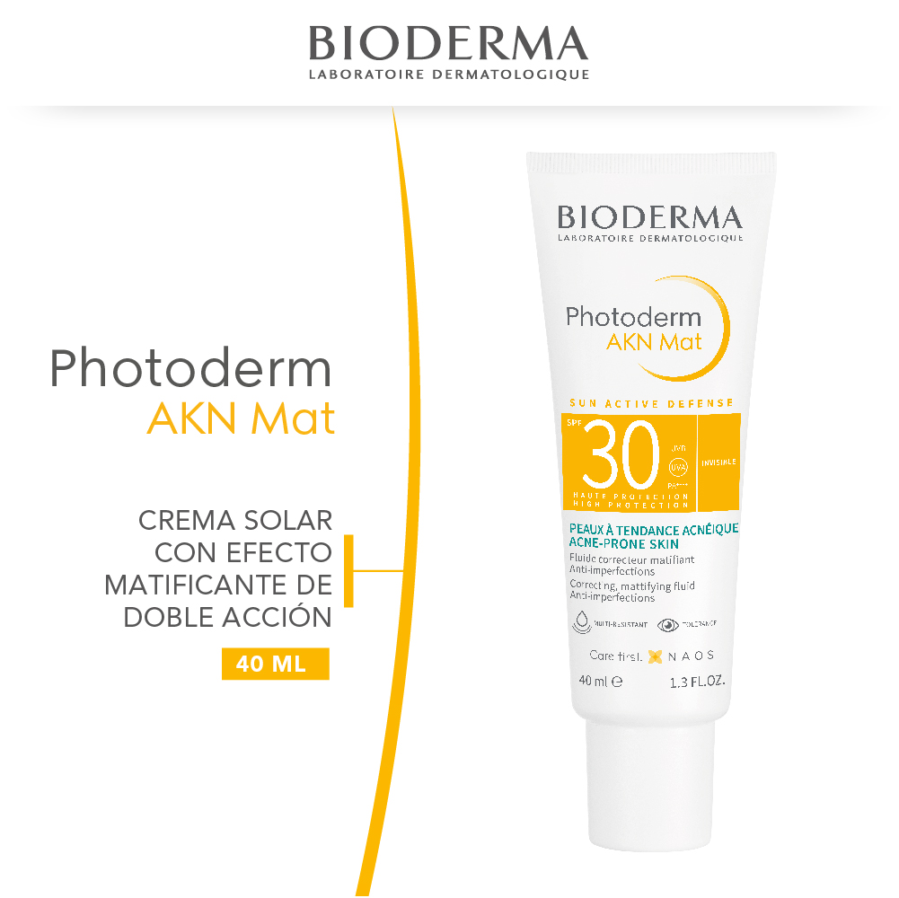 Photoderm Akn Mat Spf 30 Fluido Matificante 40 mL | Cruz Verde