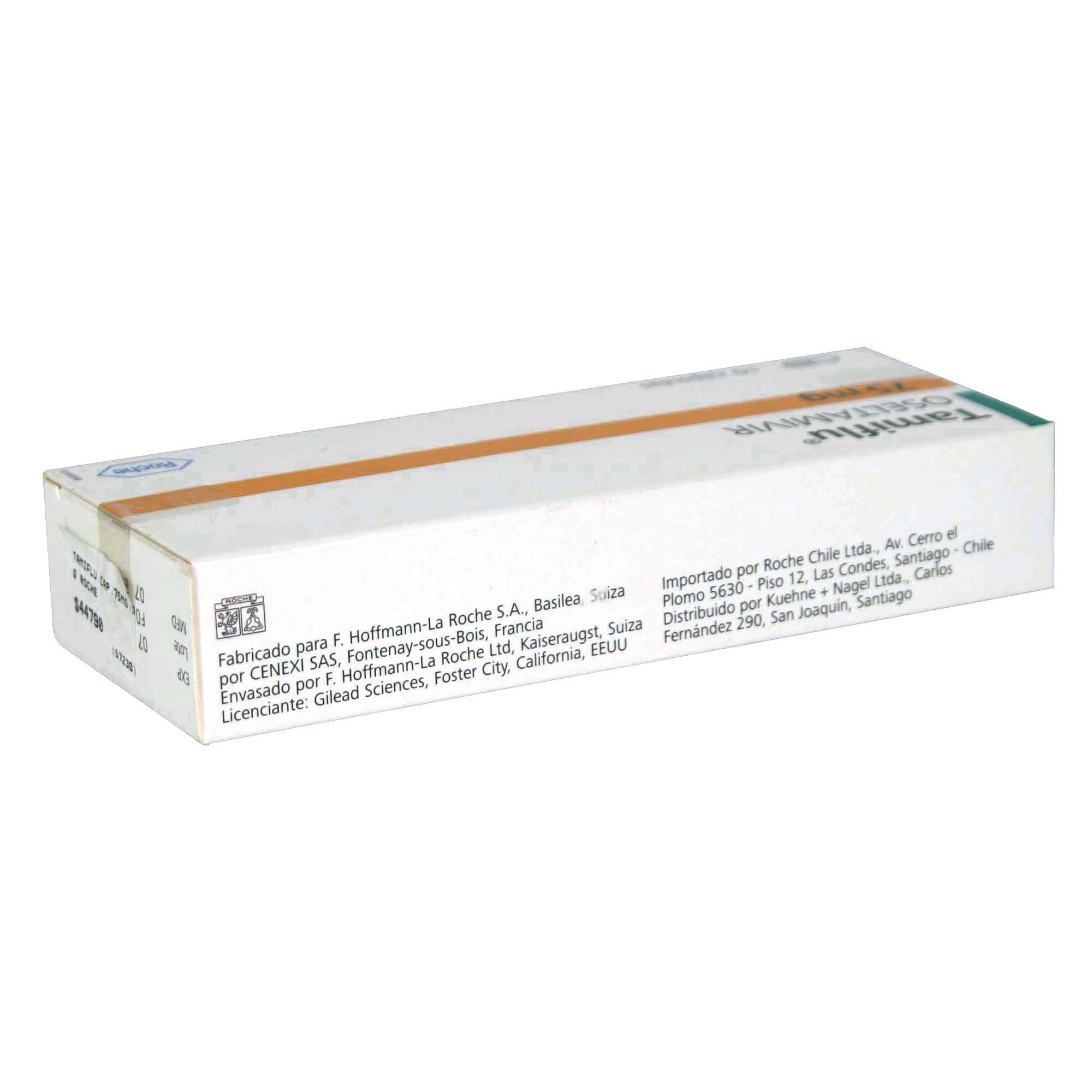 Tamiflu Oseltamivir 75 mg 10 Cápsulas | Farmacias Cruz Verde