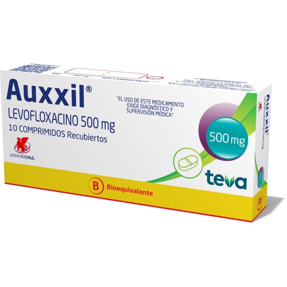 Auxxil Levofloxacina 500 mg 10 Comprimidos