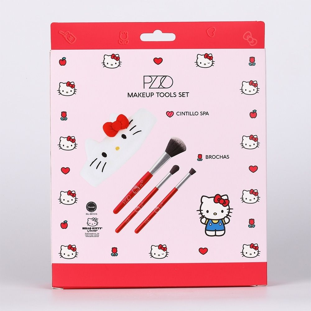 Set MakeUp Tools Hello Kitty | Cruz Verde