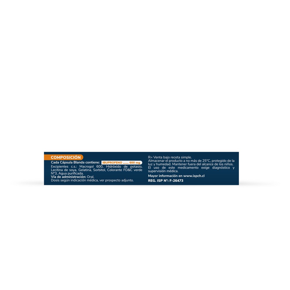 Ibucalm Ibuprofeno 600 mg | Cruz Verde