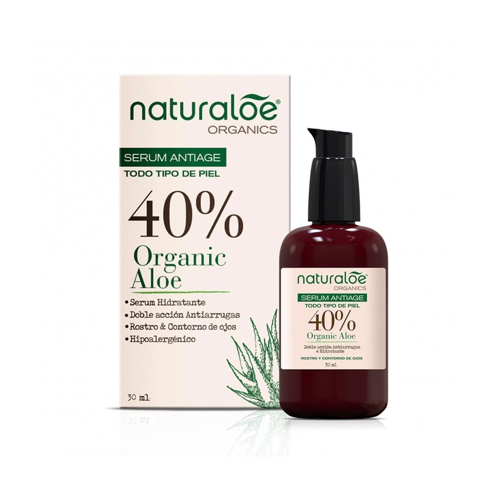 Serum Antiage 40% Organic Aloe Todo Tipo Piel 30 mL