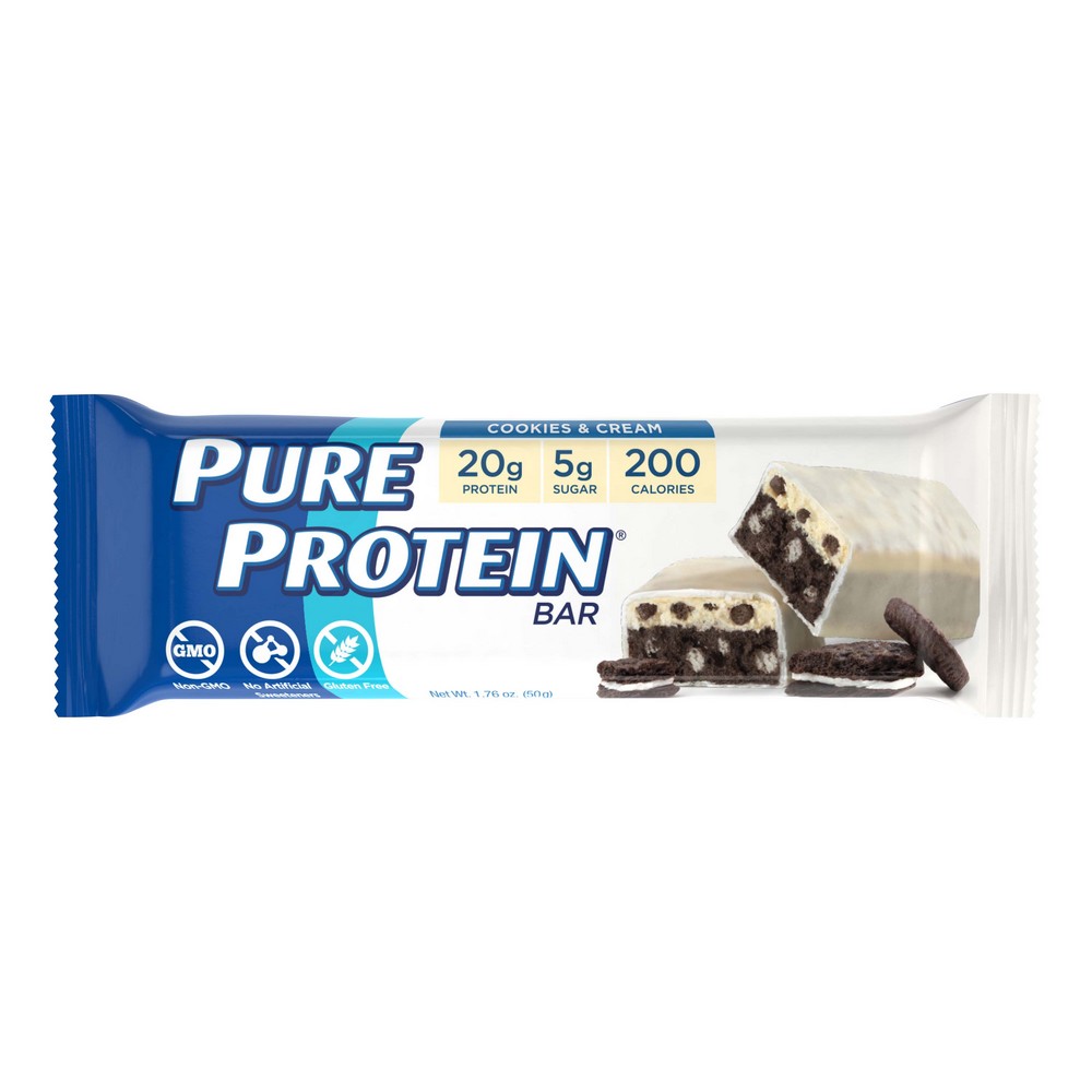 Pure Protein Bar Cookies & Cream 50 gr | Cruz Verde